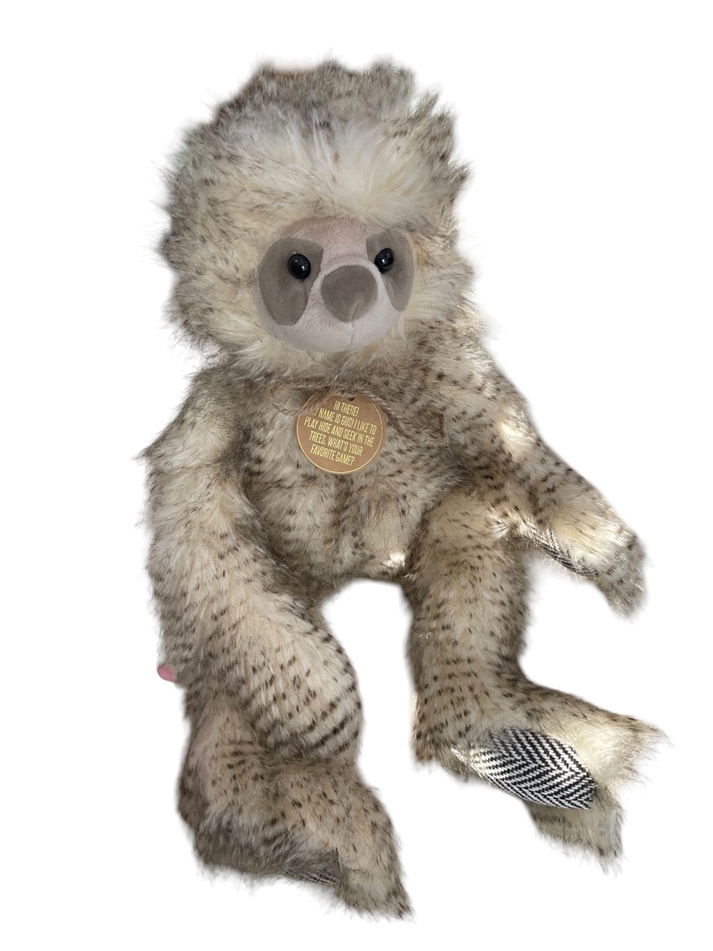Little Toasties New Zealand Sloth Plush Heat & Hug Stuffed Animal Gus Sloth